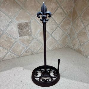 Wrought Iron Paper Towel Holder